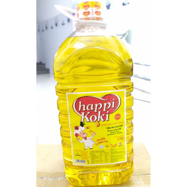Chai Dầu Ăn Happi Koki 5L