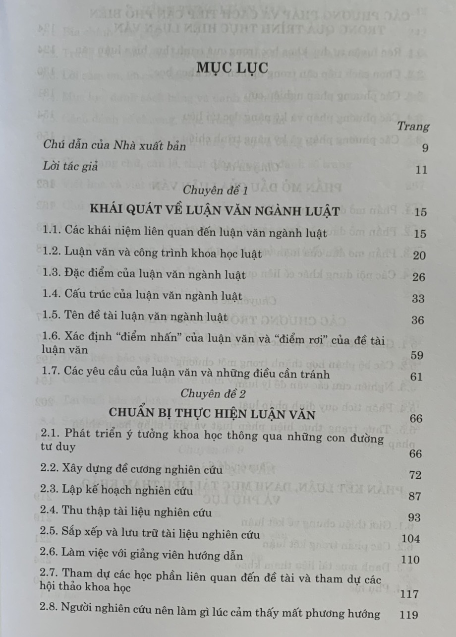 Để Hoàn Thành Tốt Luận Văn Ngành Luật (tái bản lần thứ sáu, có sửa chữa, bổ sung)