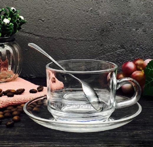 [HÀNG CHẤT LƯỢNG] Tách Thủy Tinh Union Stack Tea Cup 200ml  UNI.324 , Nhập Khẩu Thái Lan