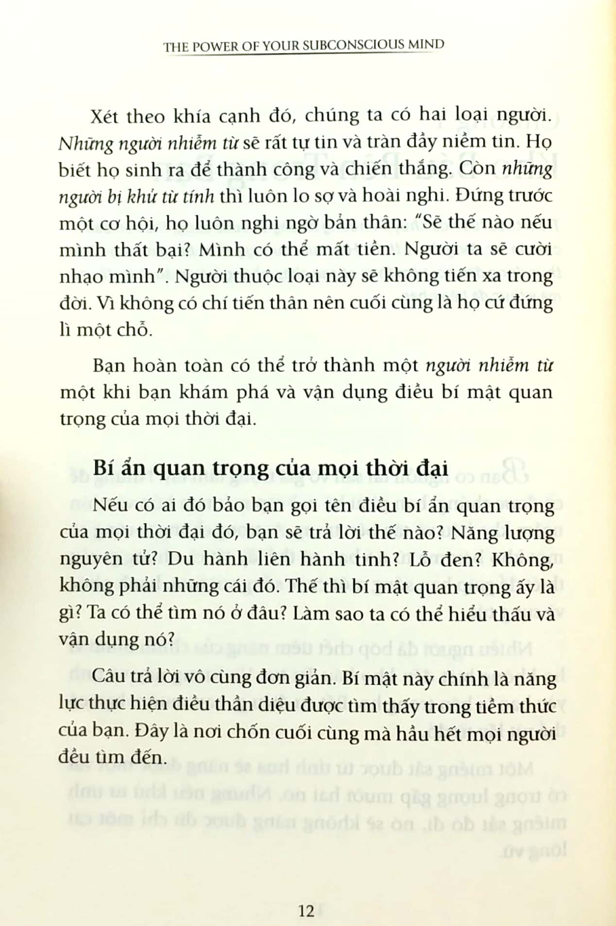 Sách - Sức Mạnh Tiềm Thức (Tái Bản)