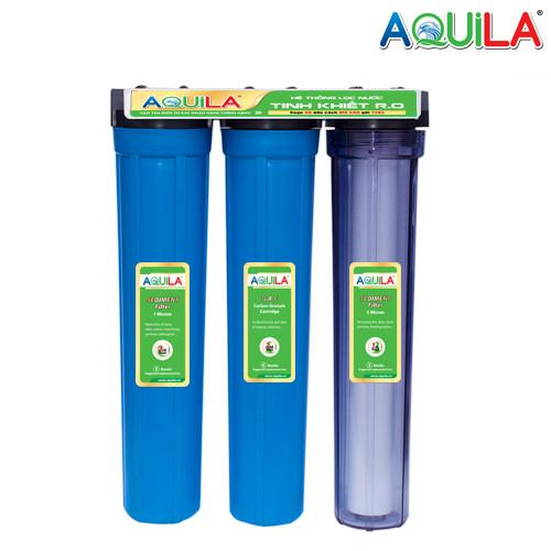 [HCM]Bộ lọc nước sinh hoạt 3 cấp ly 20 (Xanh Trong) TC