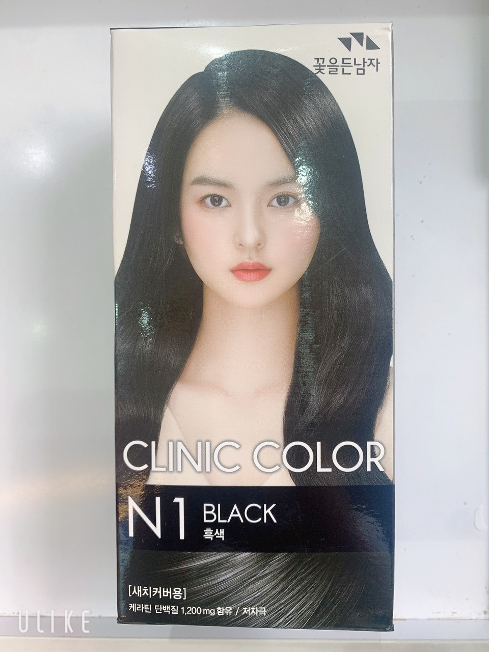Thuốc nhuộm tóc phủ bạc Hàn Quốc Clinic Color Black