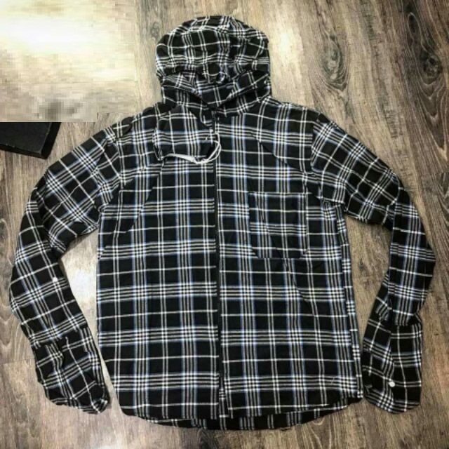 Áo chống nắng nam họa tiết kẻ