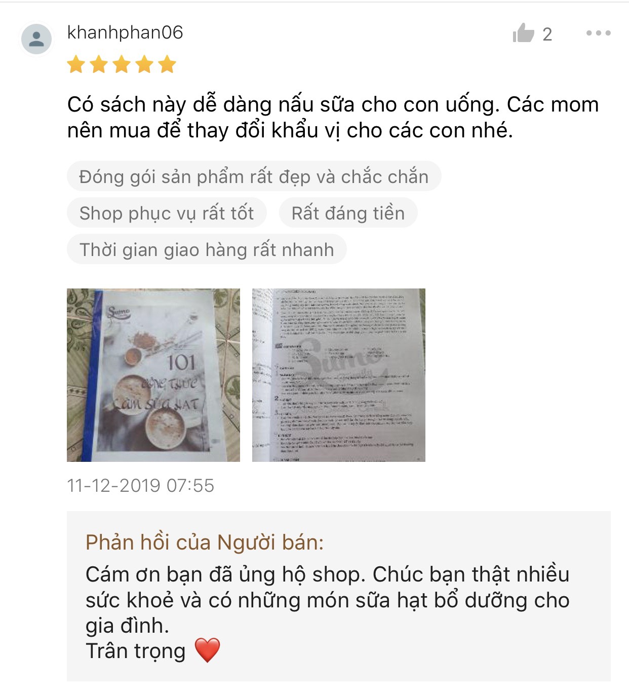 101 Công Thức Làm Sữa Hạt LS07 LINHSHOP89