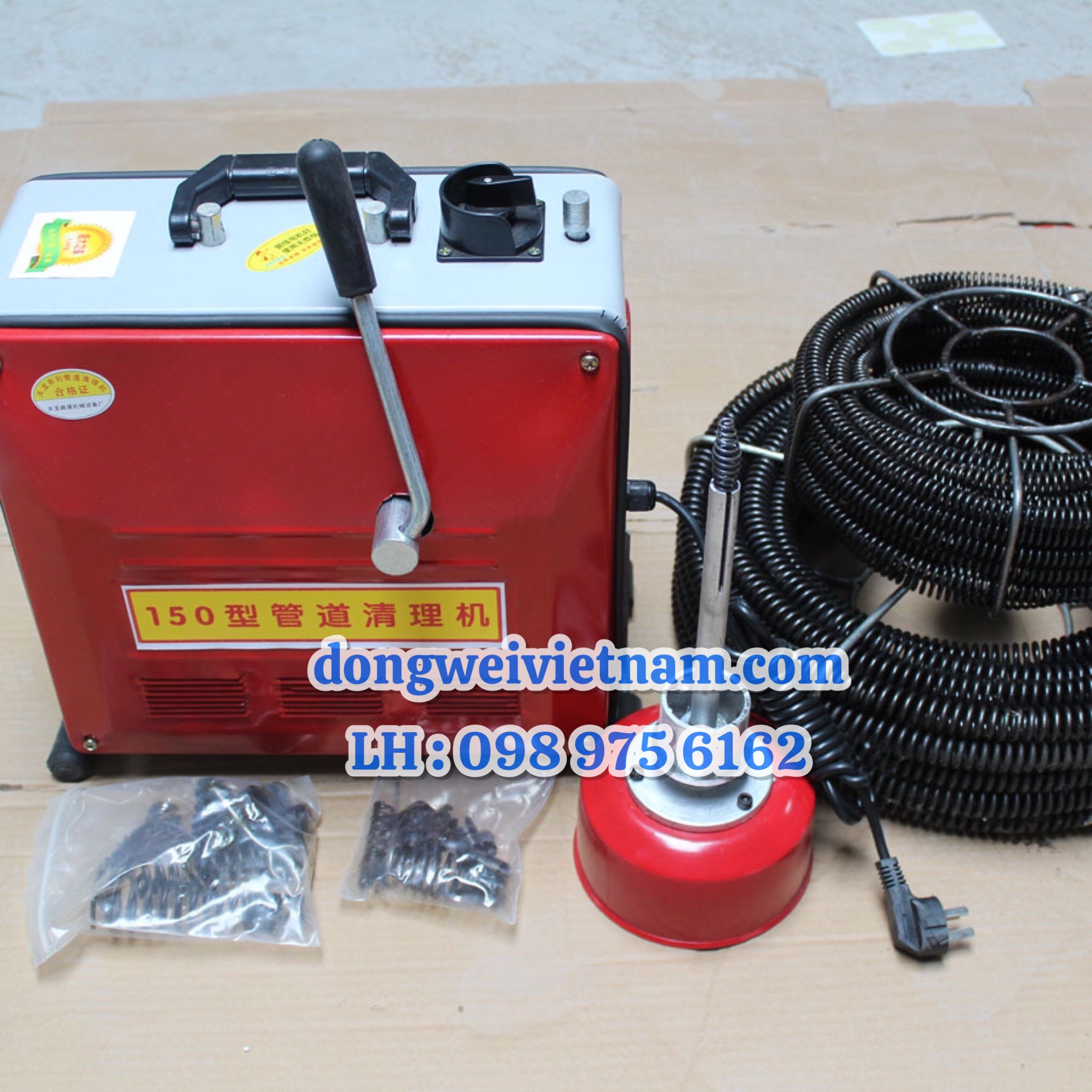 MÁY THÔNG CỐNG LÒ XO GQ150-2200W