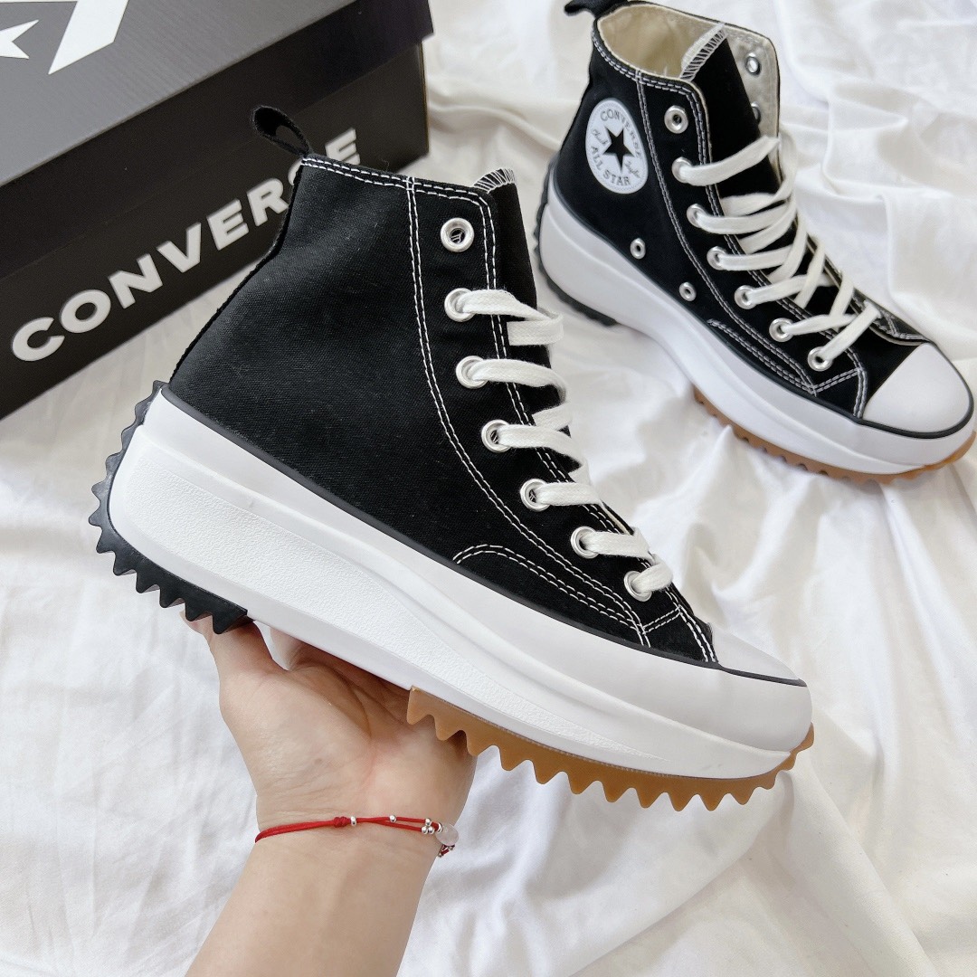 Giày C0nverse Run Star Hike Twisted Classic Foundational Canvas ( full box + bill + túi converse + tất )