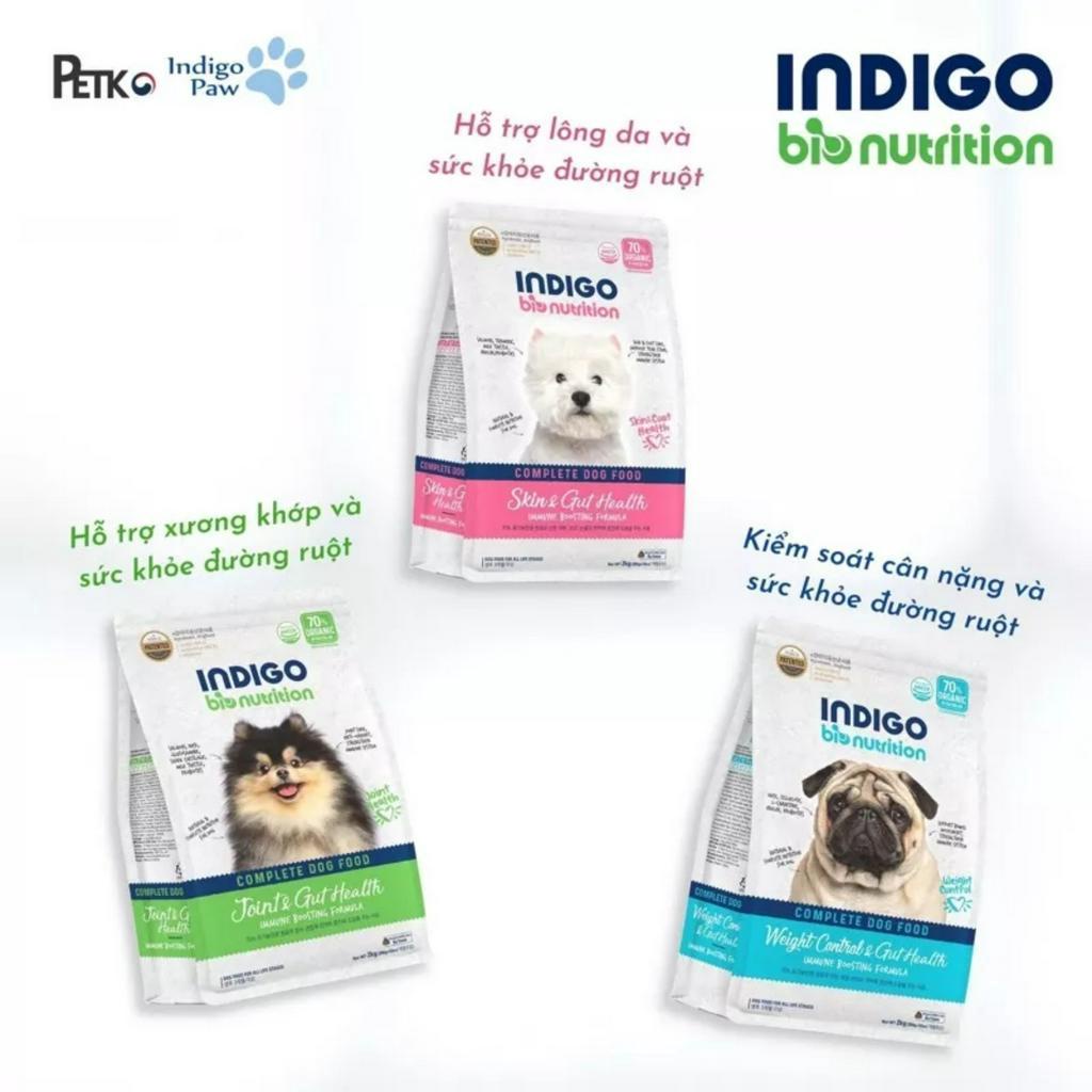 Thức ăn hạt khô Indigo cho chó (túi nguyên 2kg)