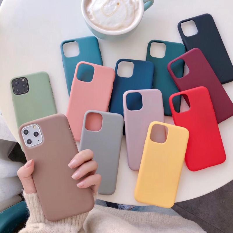 Giá Ốp lưng trơn dẻo IPHONE (5 màu) dành cho ip 6 6s 6s Plus 6 Plus 7 8 7plus 8plus X XS XR XS Max 11 11 Pro 11 Pro Max f01