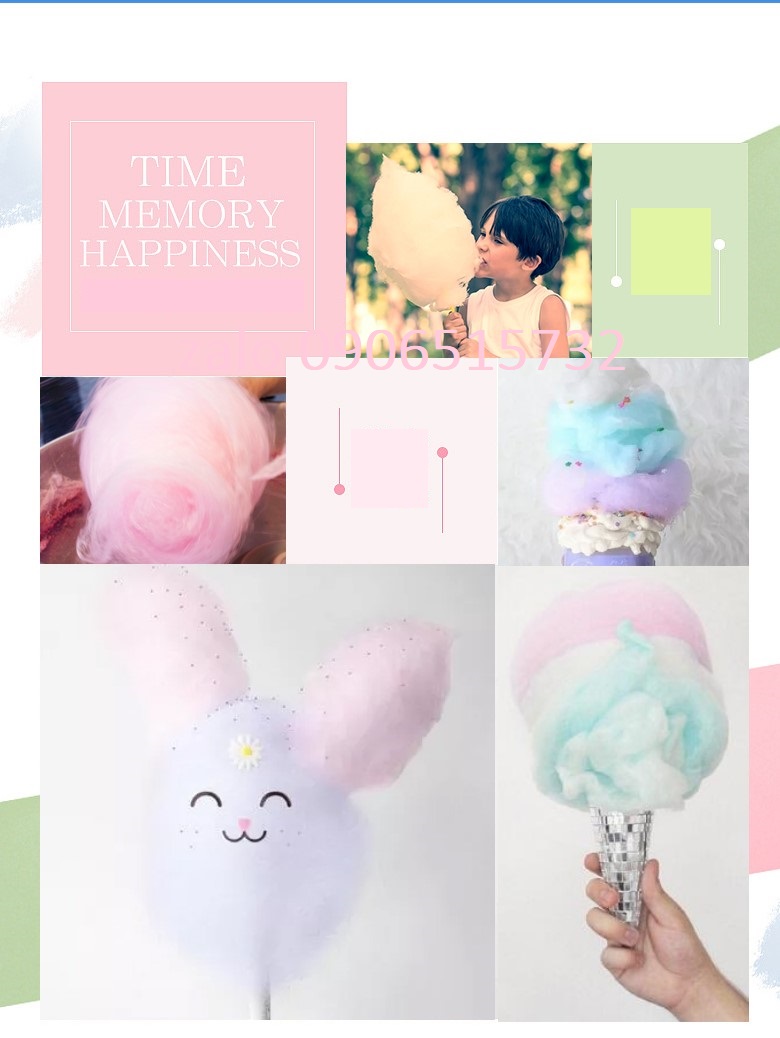 Mini portable electric DIY sweet cotton candy maker candy floss machine