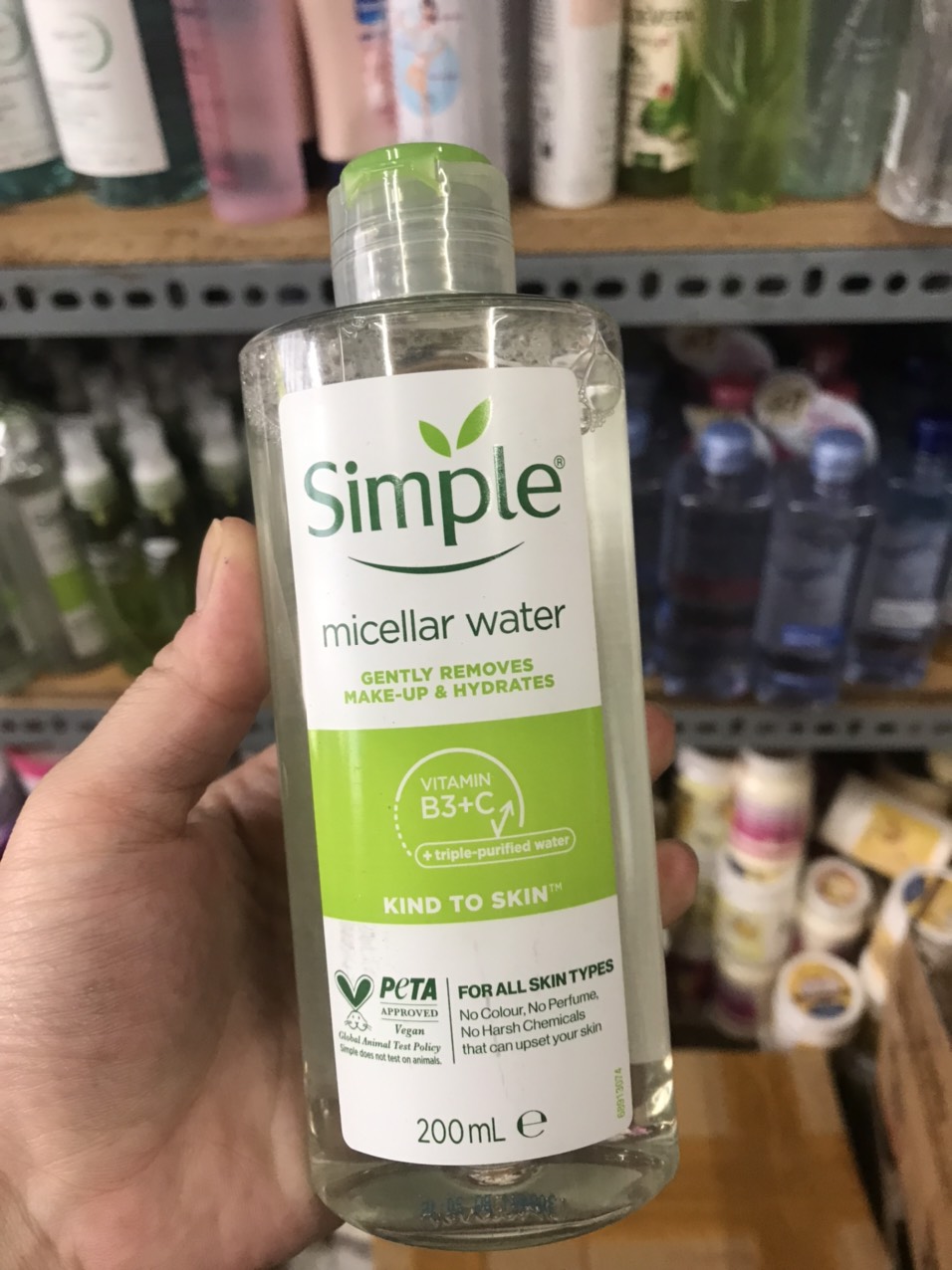 Tẩy trang simple 200ml