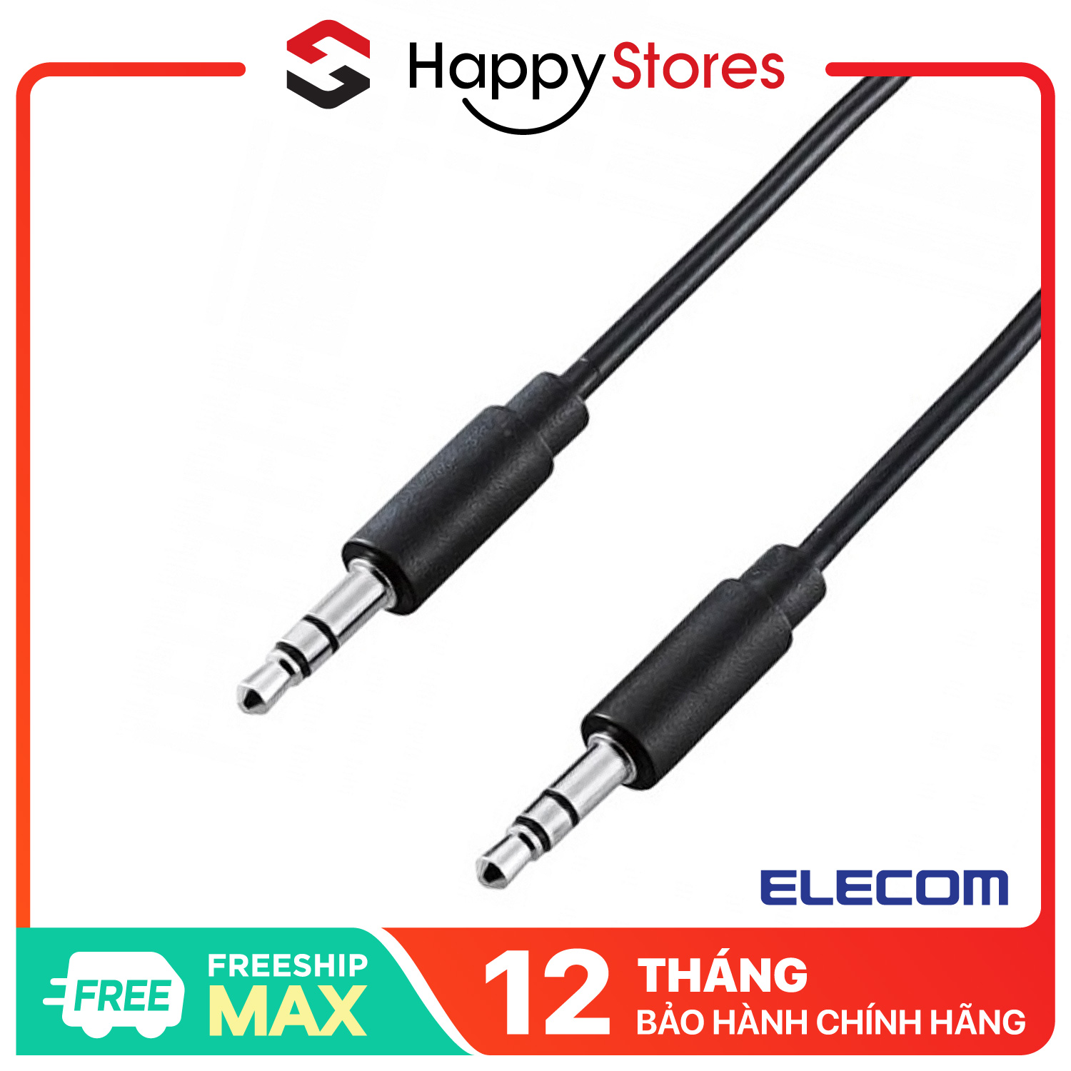 Cáp Chuyển Đổi AV Elecom DH-MMRN Jack 3.5 Chính Hãng