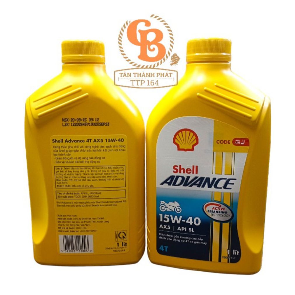 Shell Ax5 Oil 0'8L and 1L