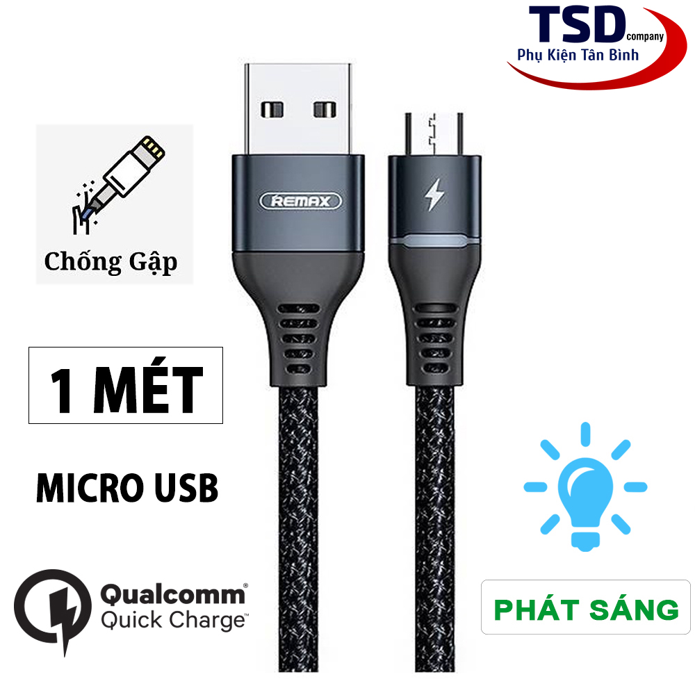 Remax quick charge cable rc-152m genuine micro usb port