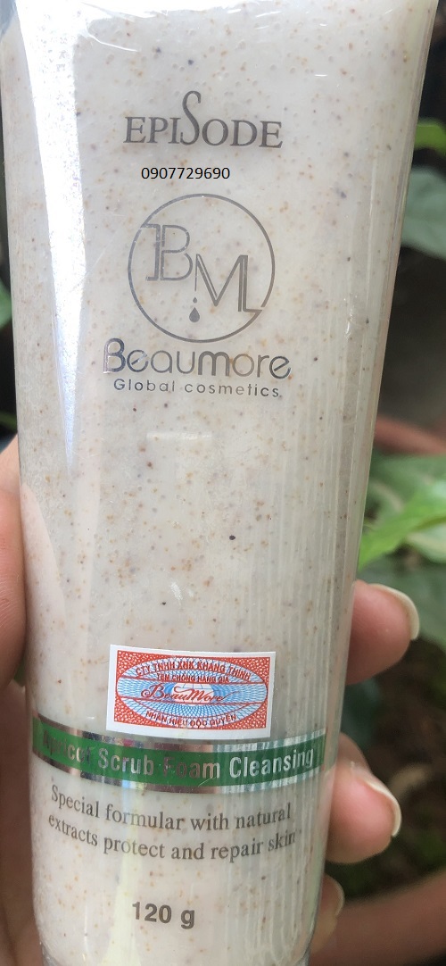 SỮA RỬA MẶT HẠT CÁT - BEAUMORE 120g