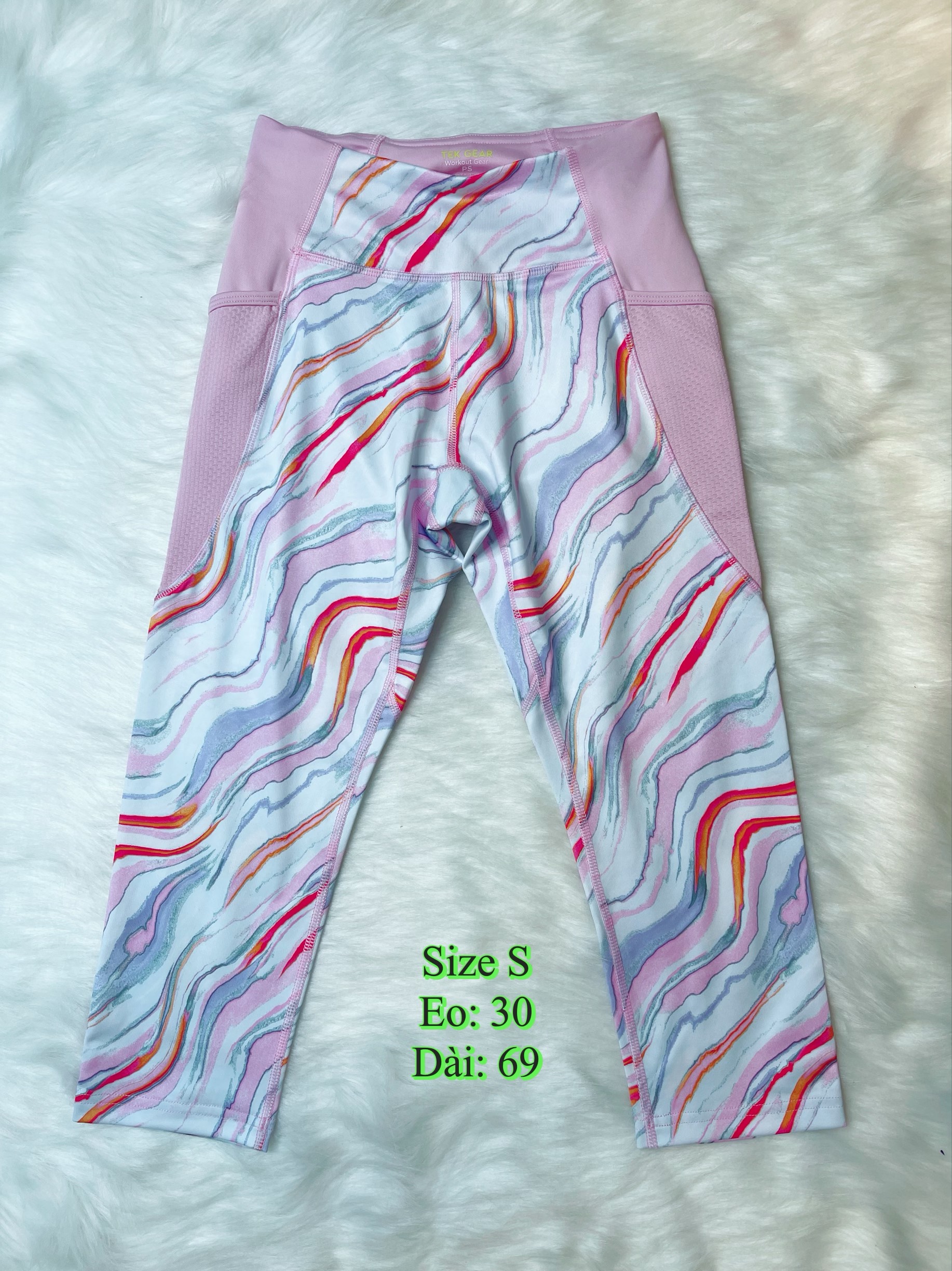 Quần tập lửng Tek gear Pocket Capri legging size S