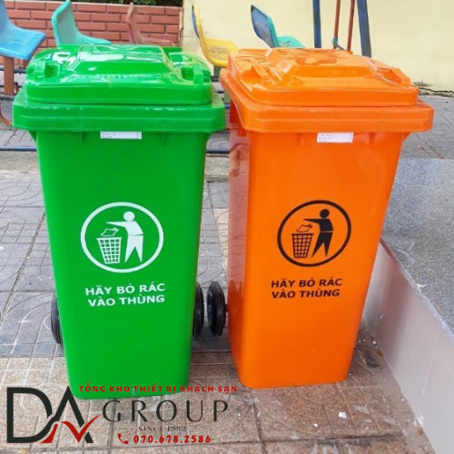 [HỎA TỐC HCM ] THÙNG RÁC NHỰA HDPE 120L SIÊU BỀN