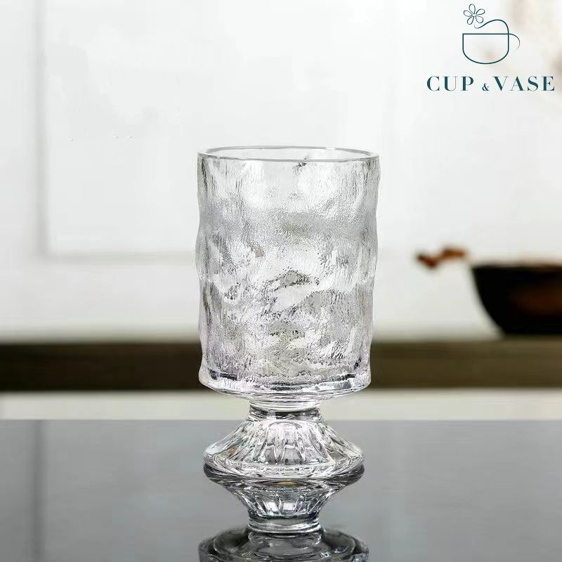 Bình hoa thủy tinh chân ly cup & vase cao cấp mẫu mới