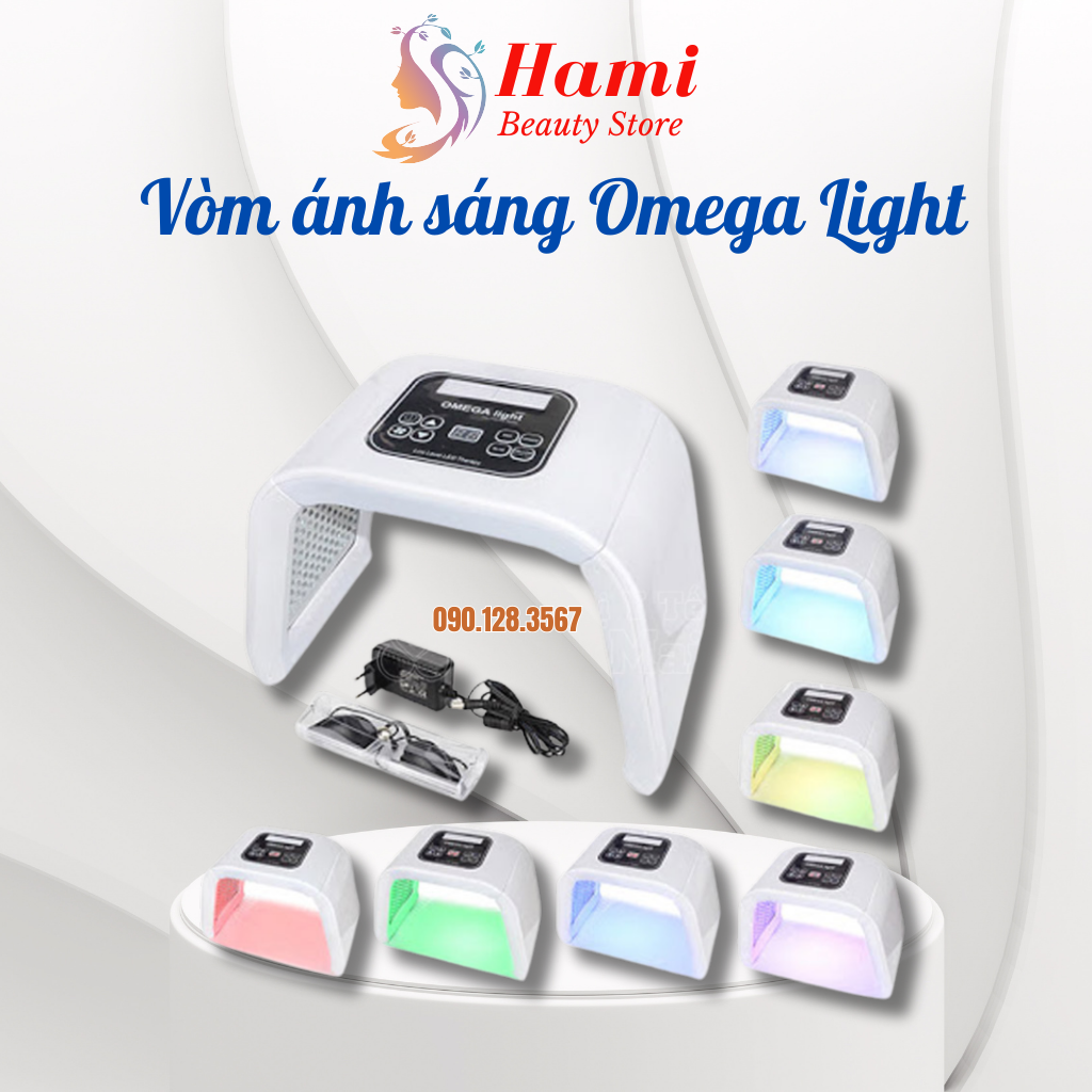 Vòm ánh sáng sinh học Omega Light 7 màu | Đèn chiếu ánh sáng sinh học cho spa