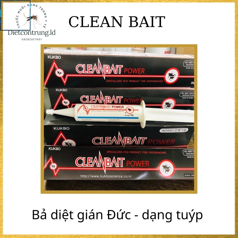 Thuốc diệt gián sinh học CleanBait Power 35g .