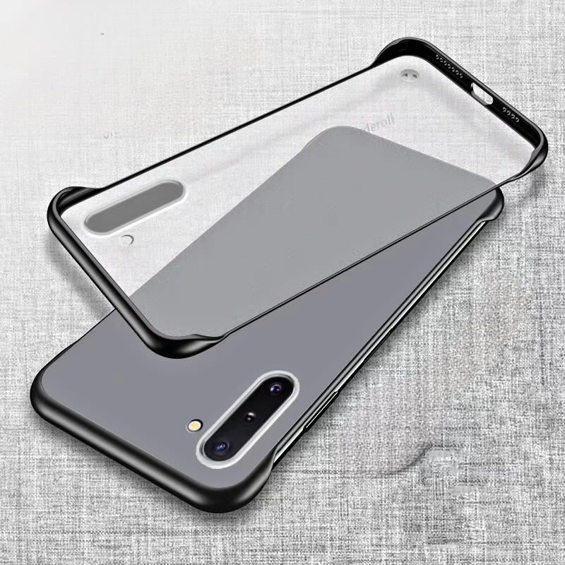 Ốp lưng Samsung Note 10 / Note 10 5G trong mờ nhám siêu mỏng không bo cạnh