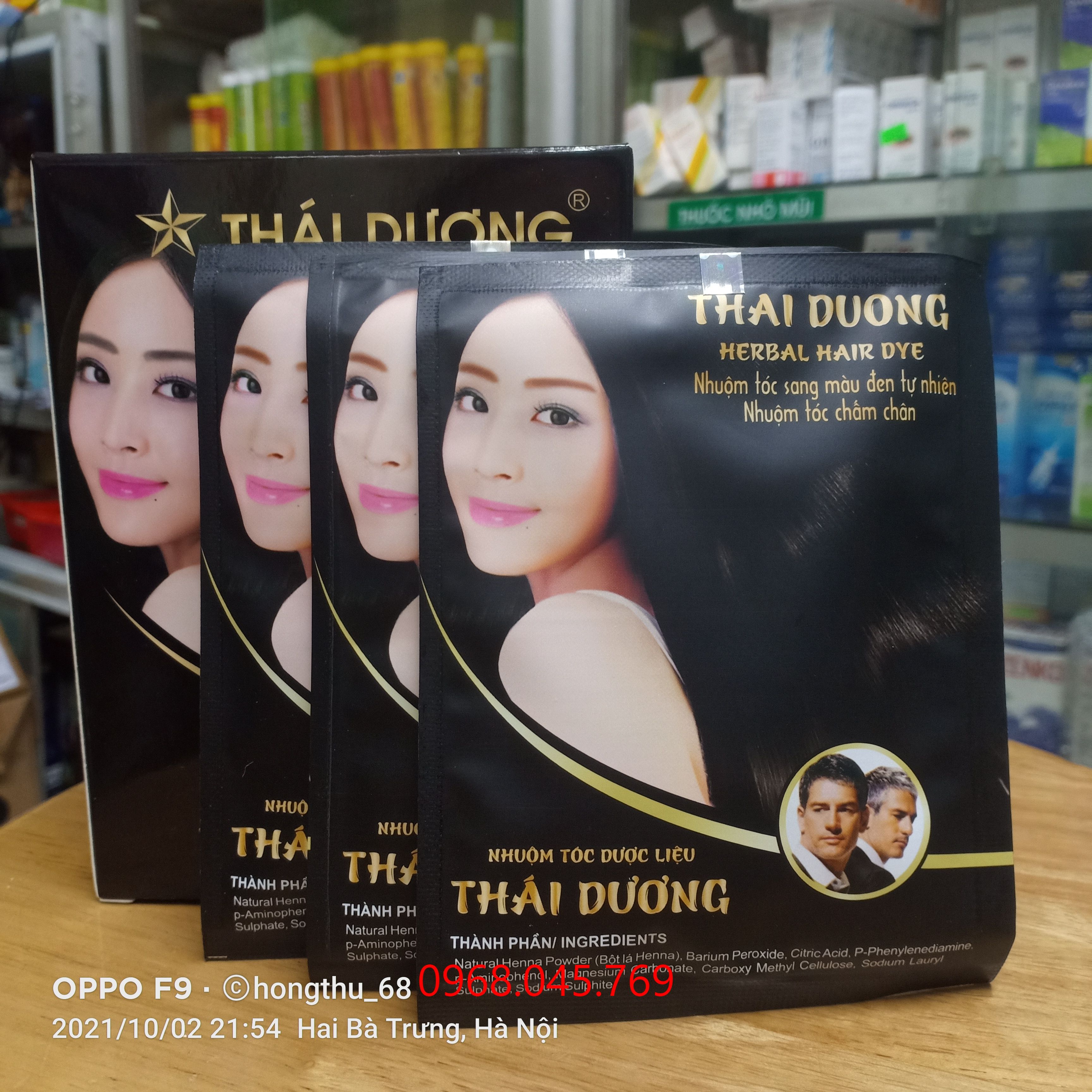 NHUỘM TÓC DƯỢC LIỆU THÁI DƯƠNG