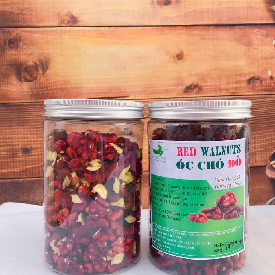 Nhân óc chó đỏ Mỹ 500g