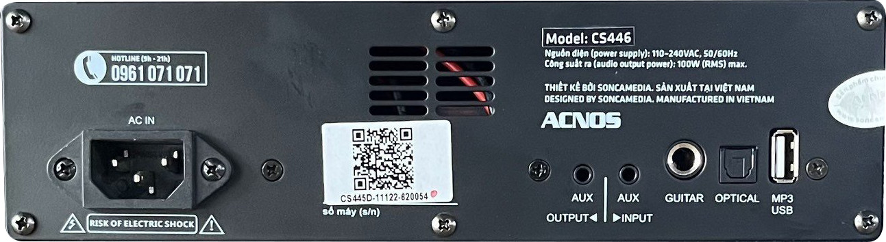 Dàn âm thanh di động xách tay ACNOS CS446