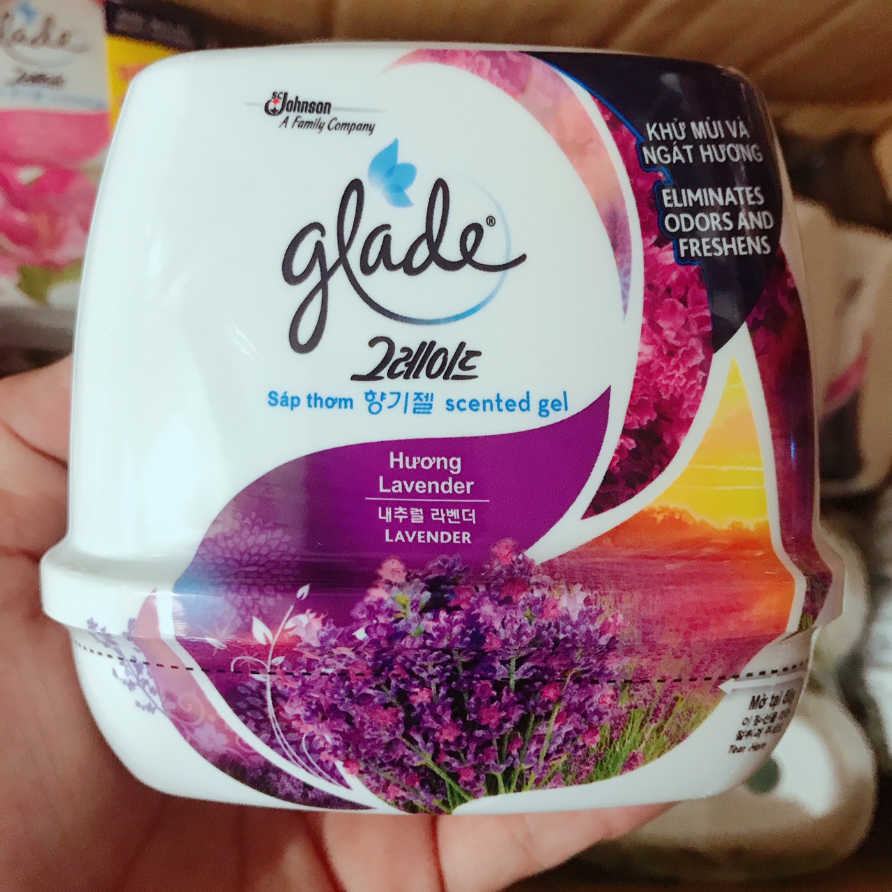 Sáp thơm phòng Glade đủ mùi hàng nhập khẩu Thái Lan chính hãng 180g