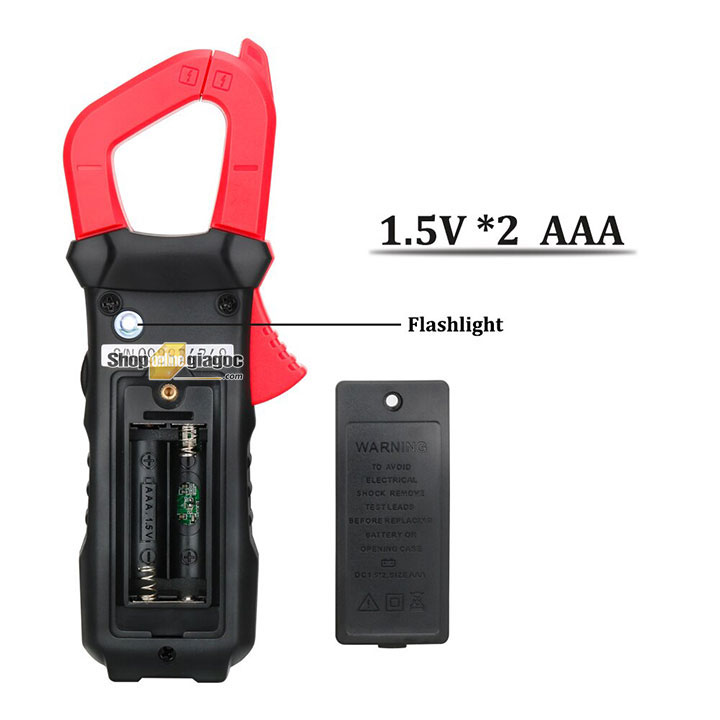 [TẶNG KÈM PIN] - Ampe kìm AC Smart Sensor ST821
