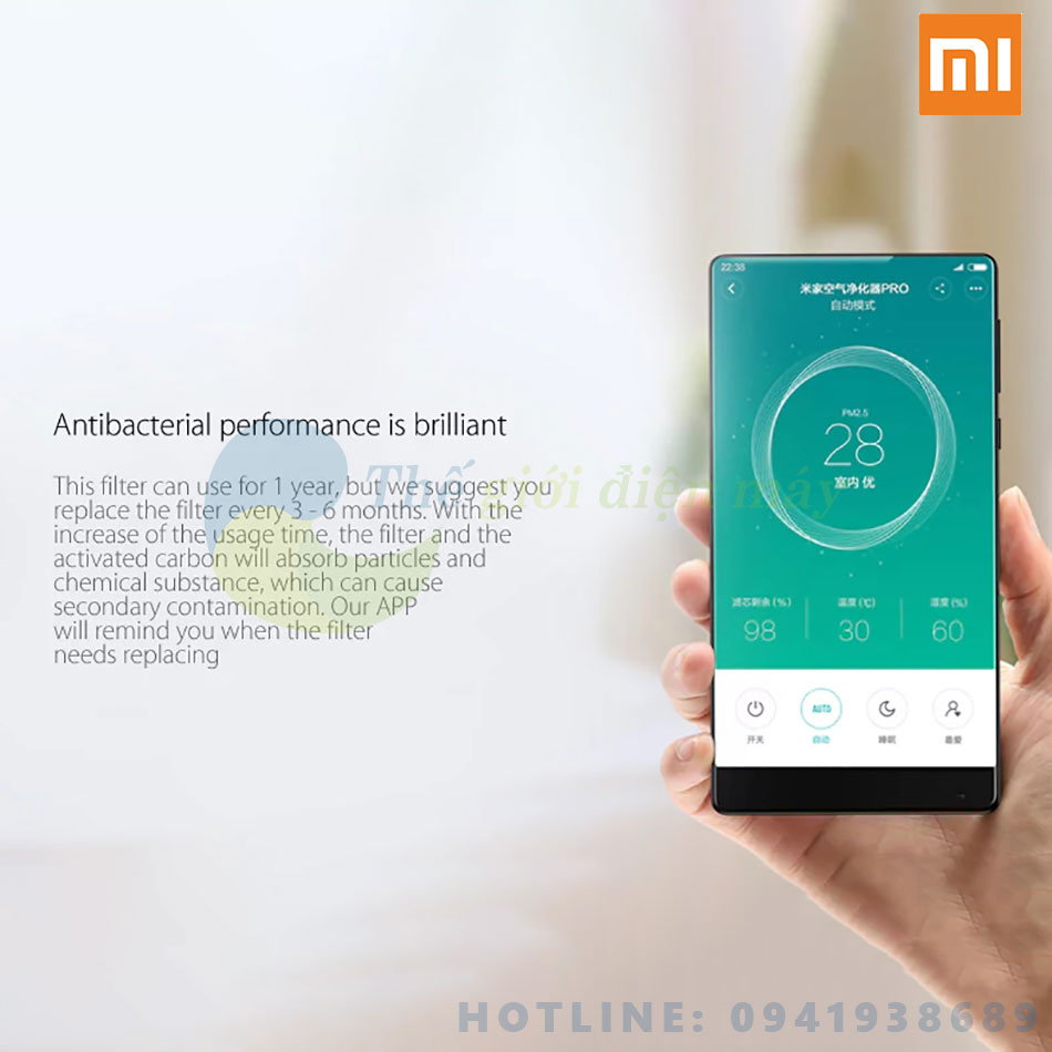 Lõi lọc không khí cho xiaomi air purifier thay thế cho các máy lọc không khí XIAOMI đời gen 1 gen 2 2S 2H và pro - Shop Thế Giới Điện Máy
