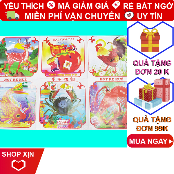 Bộ trò chơi bầu cua giấy loại đẹp vui nhộn và giải trí