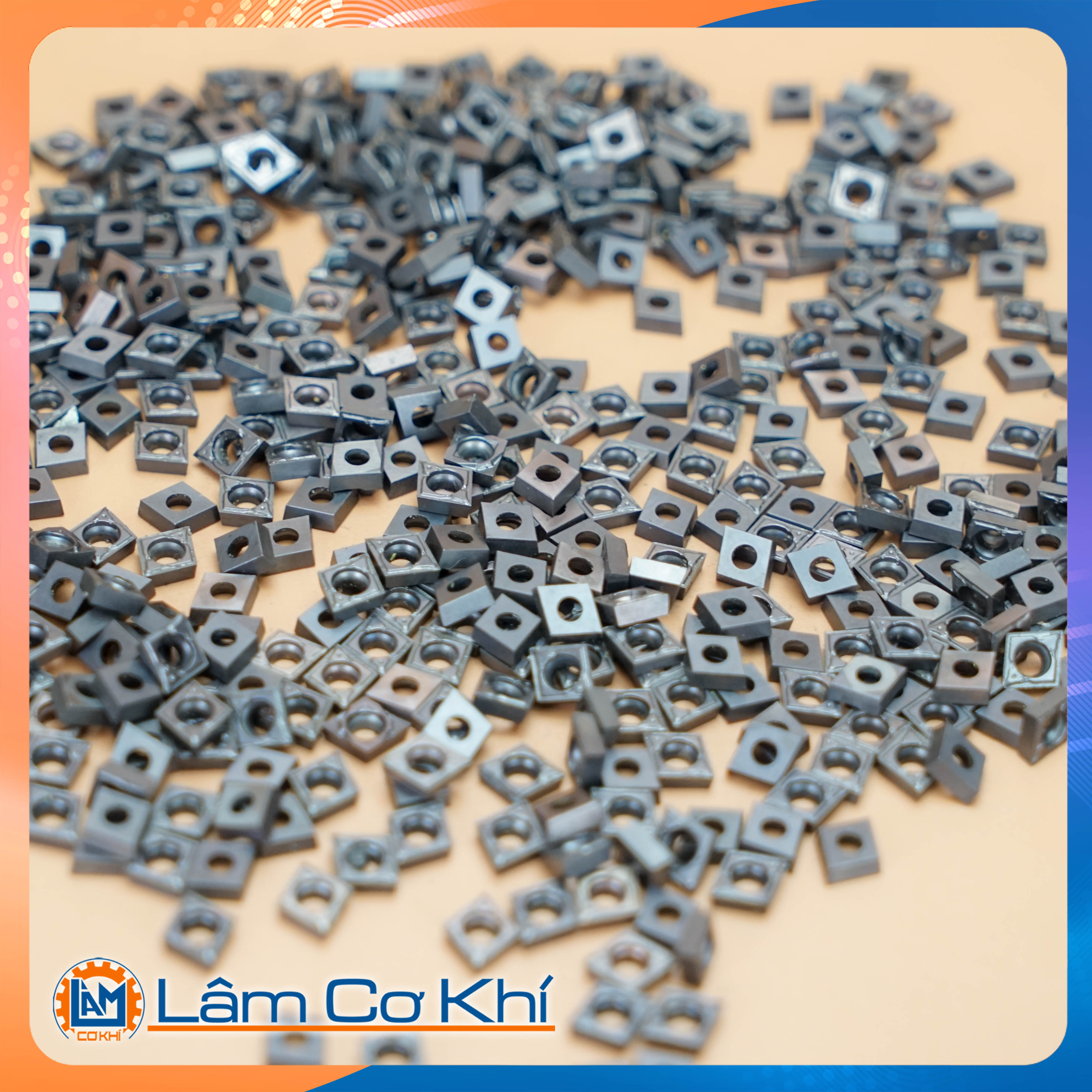 Chíp tiện C06 gia công chạy thép, Inox (hàng lướt)