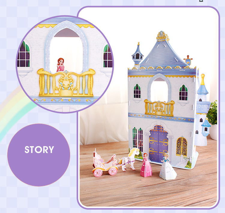 Mô hình giấy 3D CubicFun - Fairytale Castle - P809h
