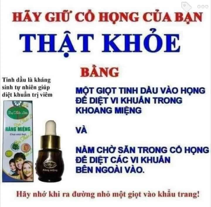 2 chai SAU RANG TINH DAU DA THAO LIEN 20ml