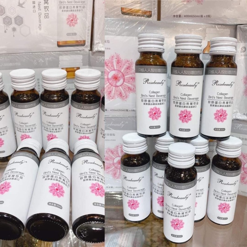 [Chính Hãng] Nước Uống Collagen Yến Trắng Da bổ sung Vitamin C làm trắng da Pure White Nhật Bản 50ml
