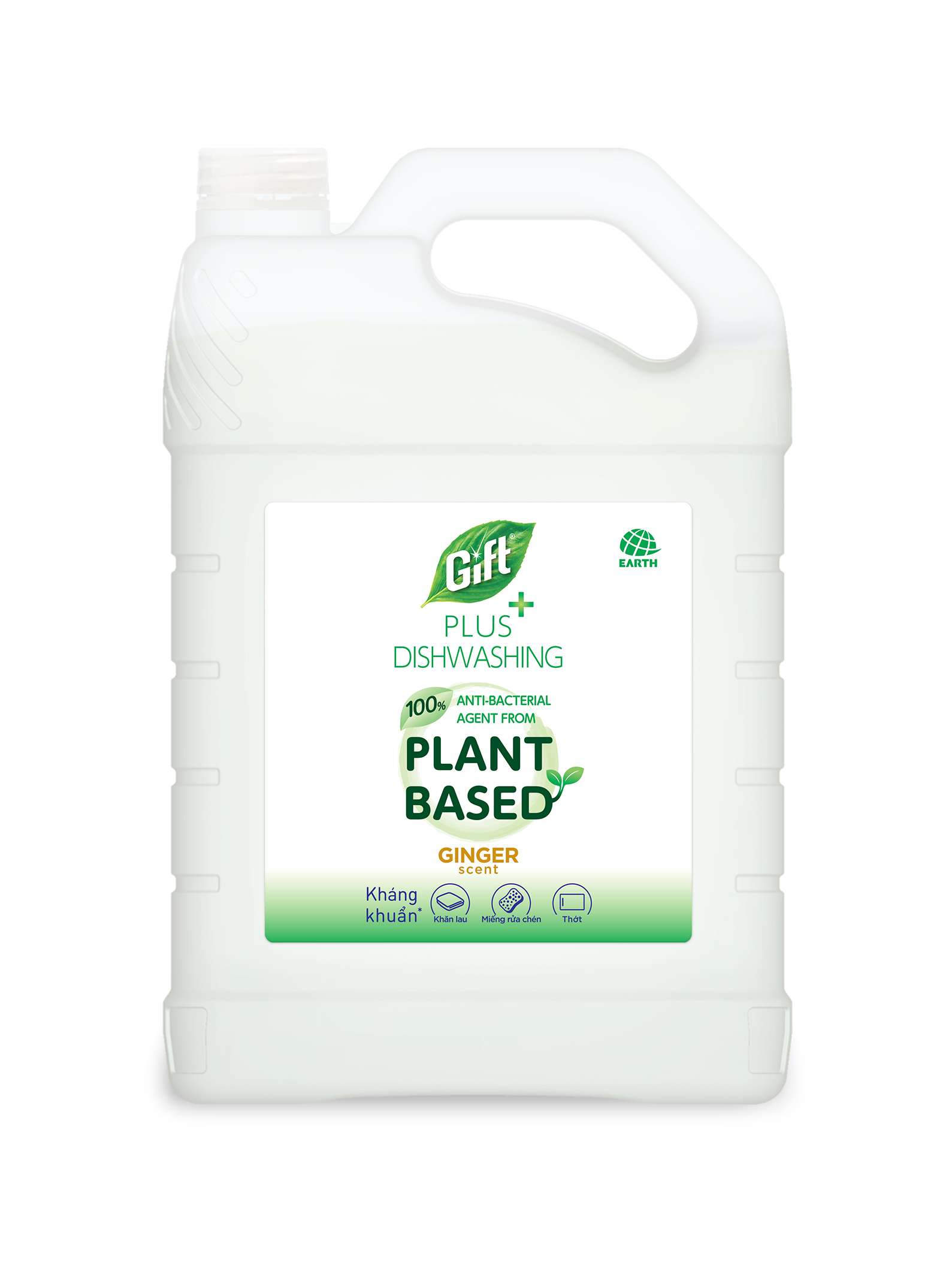 Nước rửa chén Gift Plus - kháng khuẩn hương Gừng