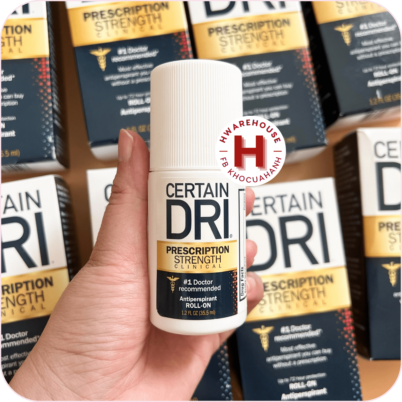 [35ml - bill Mỹ] Lăn khử mùi Certain DRI, HSD T06.2026