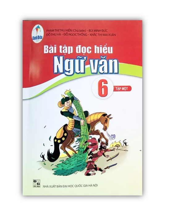 Sách - Combo Bài tập đọc hiểu ngữ văn 6 - tập 1 + 2 ( Cánh Diều )