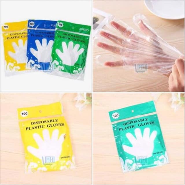 TÚI 100C GĂNG TAY NILONG DÙNG 1 LẦN