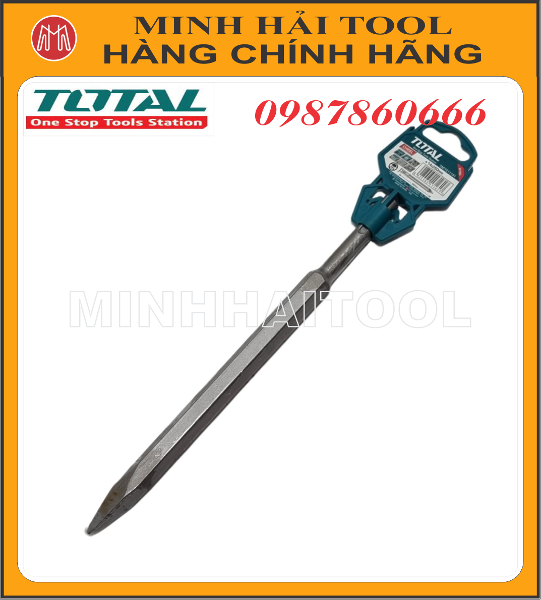 Mũi đục nhọn 14x250mm total tac1511141