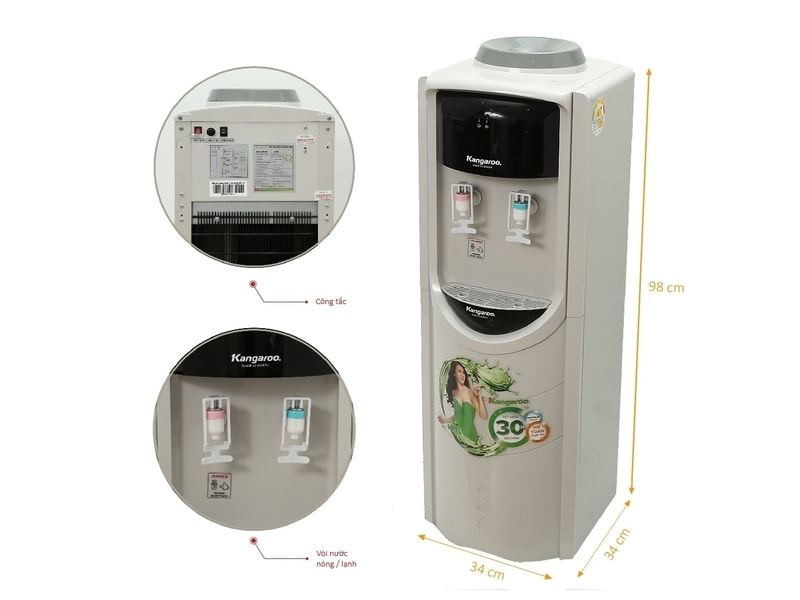 Cây nước nóng lạnh Kangaroo KG46-Korean