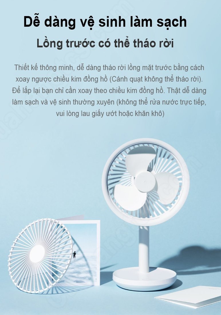QUẠT TÍCH ĐIỆN XIAOMI SOLOVE F5
