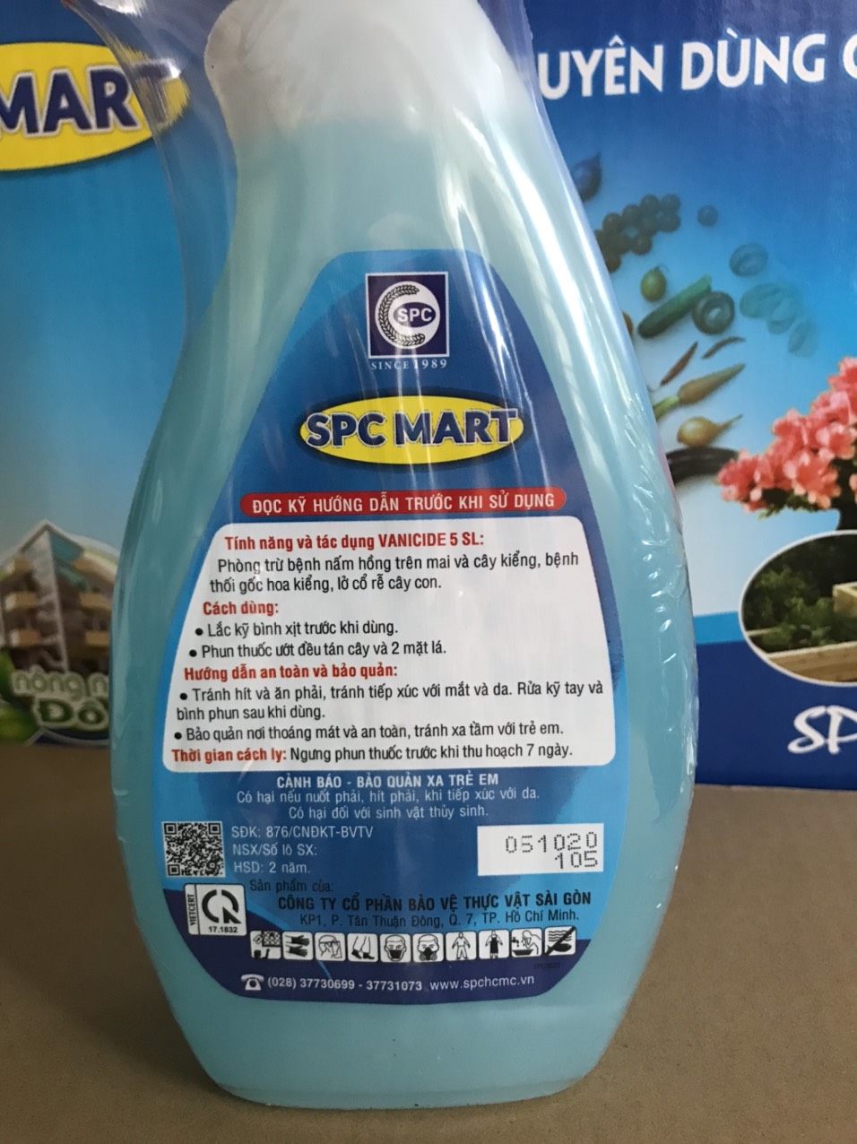 Dung dịch trừ bệnh cây sinh học Vanicide 5SL