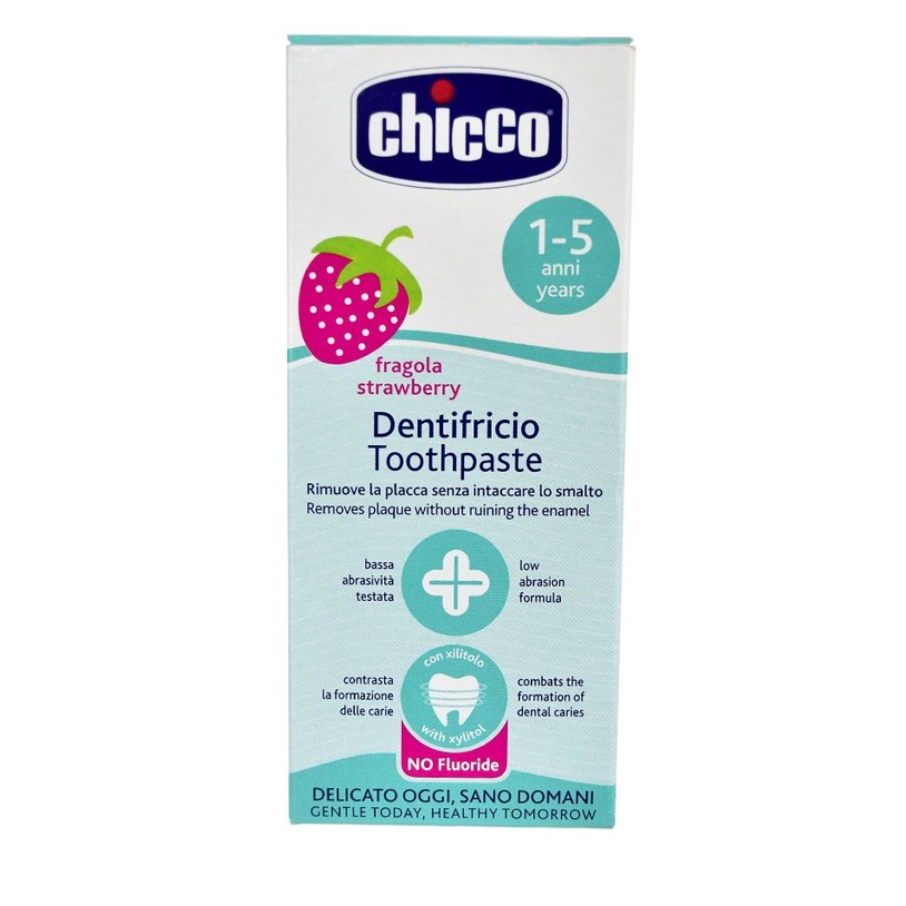 Kem đánh răng hương Dâu Chicco 50ml dành cho bé 12m+