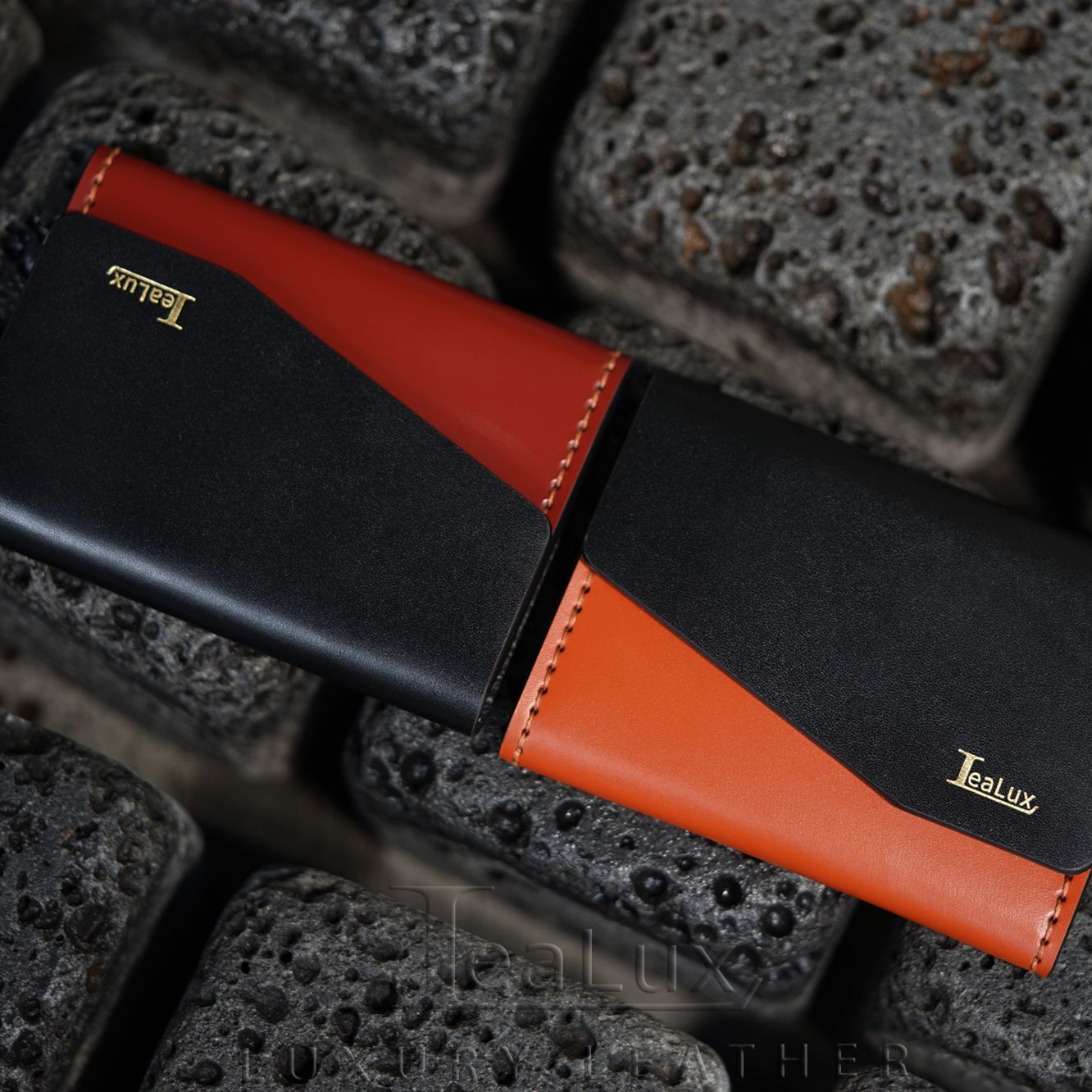 Ví Da Đựng Thẻ Handmade Cao Cấp Lealux Card Wallet