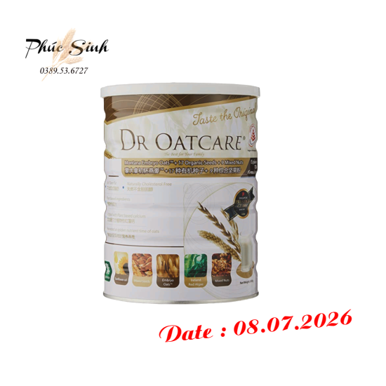 Sữa hạt Dr Oatcare - Lon 850gr