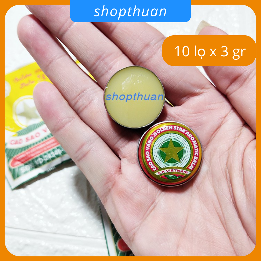 Combo 10 lọ Cao sao vàng TW3 lọ 3gr