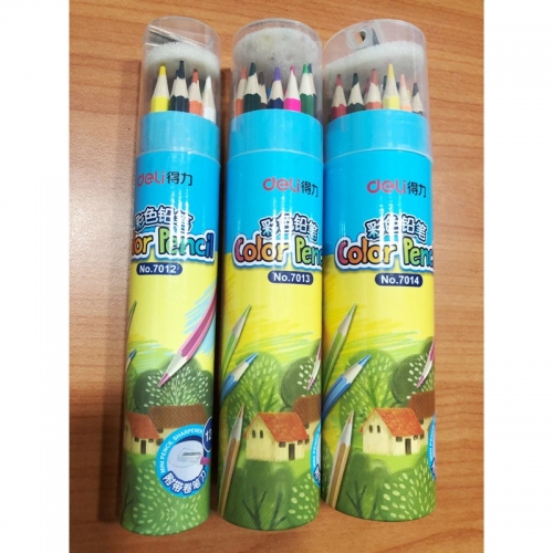 (1 Cốc 18 Cây) Bút chì 18 màu Deli 7013