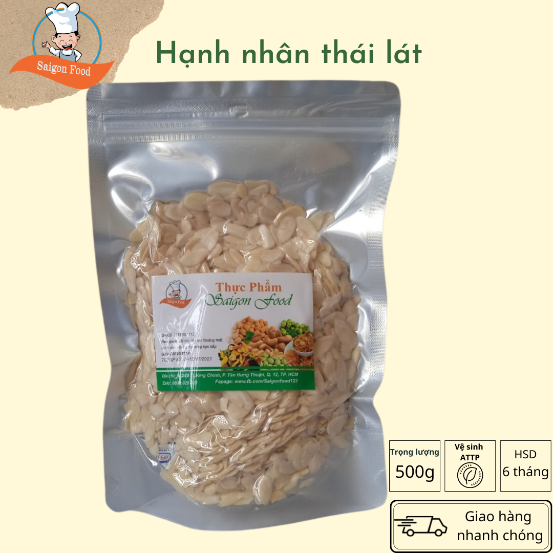 Hạnh nhân thái lát saigonfoods