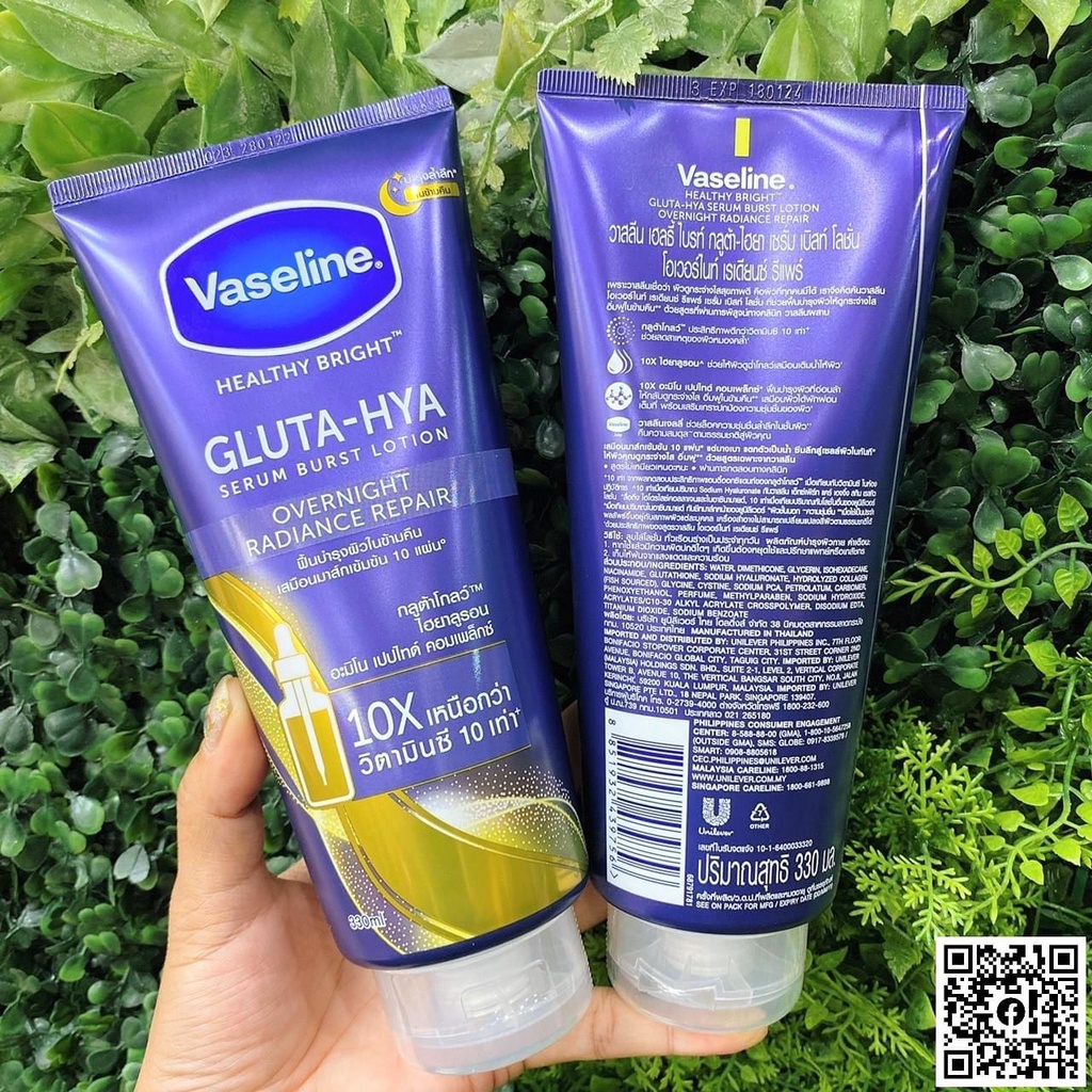 Sữa dưỡng thể vaseline 10x thái lan